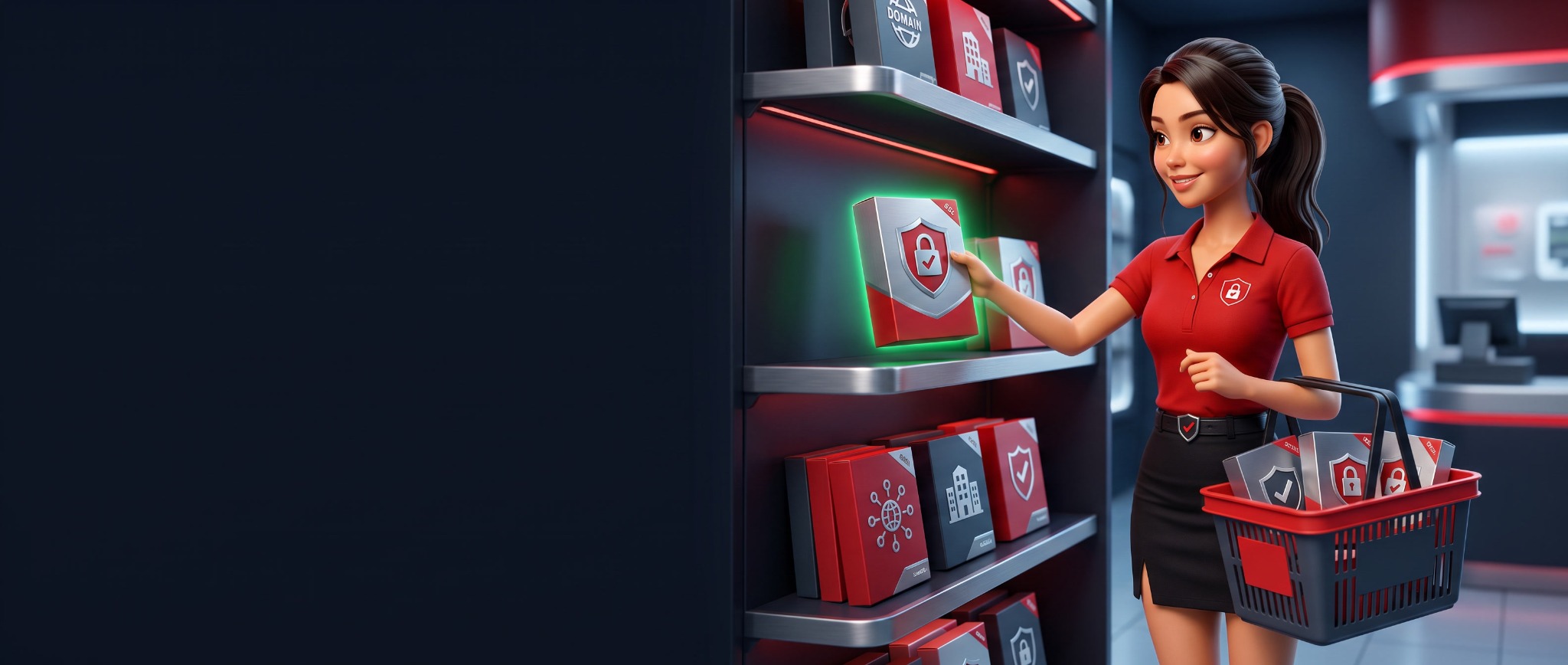 DeNiSe selecting SSL certificate products from a secure store shelf